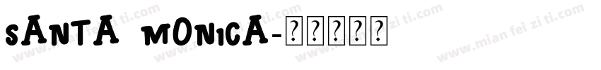 santa monica字体转换